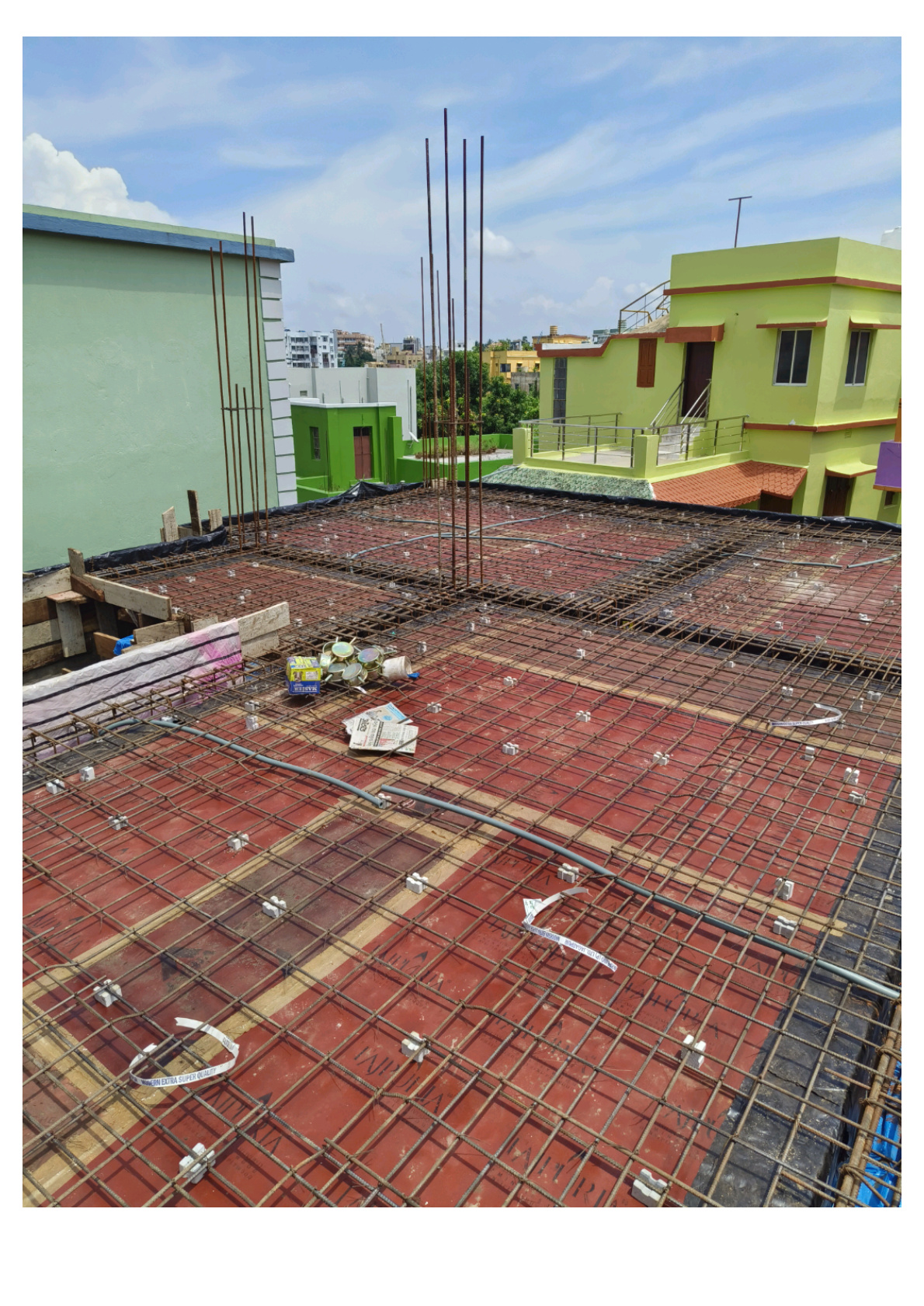 Roof Slab Casting Site